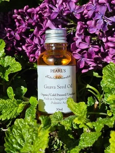 ORGANIC GUAVA SEED OIL, Unrefined, Vegan, Cold Pressed, 30ml - Picture 1 of 8