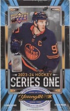 2023/24 Upper Deck Series 1 Hockey Hobby Box FACTORY SEALED