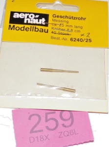 Pistolas Cal R#259 AERO NAUT 2 x 25 mm de largo LATÓN 8,8 mm - Imagen 1 de 1