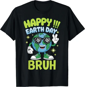 Happy Earth Day Shirts Earth Day 2025 Shirts for Kids Boys T-Shirt - Picture 1 of 5