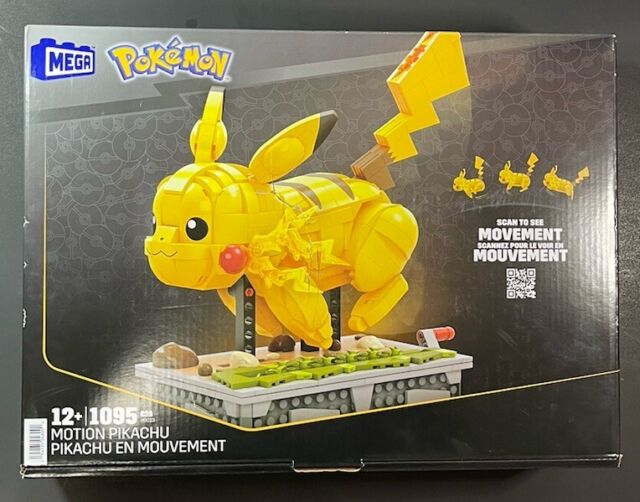 Mattel MEGA Pokémon Collectible Building Toys For Adults, Motion Pikachu  With 1095 Pieces And Running Movement, For Collectors : Toys & Games 