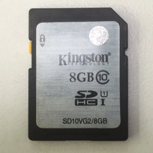 8GB YES Original Kingston SD SDHC/XC C10 Flash Memory Card f.Camera - Image 1 of 1