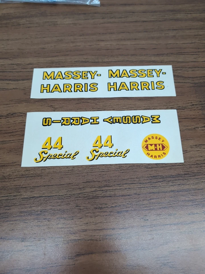 Eska Massey Harris 44 Pedal Tractor Decal Set  - Image 1 of 1