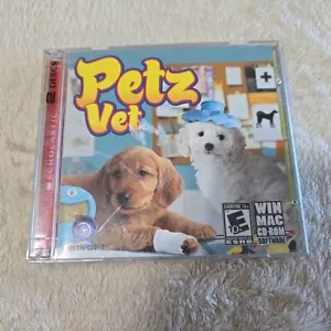 Petz Vet Ubisoft Scholastic CD-ROM Software 2007 Windows Mac 2 Discs CD (325) - Picture 1 of 4