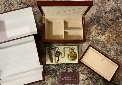 Time Service 国际钓鱼怀表/刀/珠宝盒礼品套装 — 第 1/4 张图片