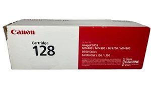 NEU OEM - CANON 128 SCHWARZE TONERKASSETTE - 3500B001 - HÄSSLICHE BOX - Bild 1 von 7