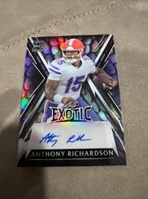 2023 Leaf Exotic Anthony Richardson Dragon Scale Auto Rookie /2