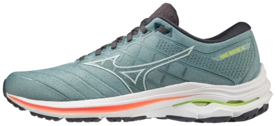 Chaussures De Course Running Mizuno Wave Inspire 18 Gris Vert Homme  - Photo 1/4