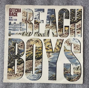 Brian Wilson R.I.P.  BEACH BOYS 45 – "Getcha Back" / "Male Ego" NM PS  Stereo - Picture 1 of 11