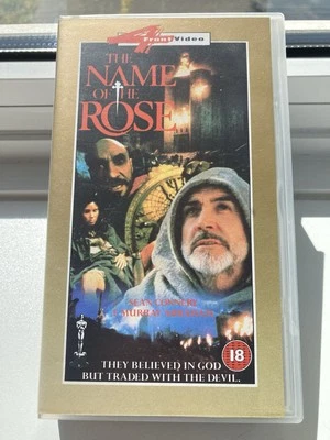 Der Name der Rose - VHS Kassette  Sean Connery OF Englisch - Bild 1 von 3