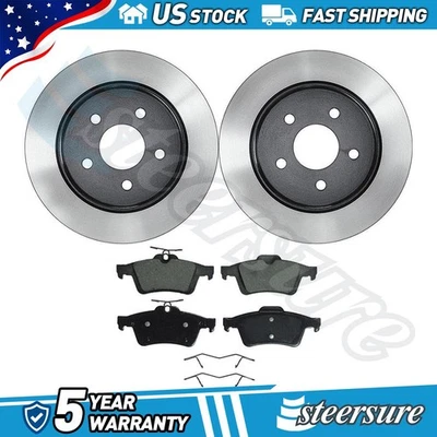 Комплект задних дисковых тормозных колодок Wagner дисковый тормоз ротор для Ford Escape 2013-2016 годов выпуска - Изображение 1 из 4