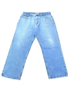 L.L.Bean Natural Fit Men's Relaxed Jeans 38x29 Light Blue Denim Pre Owned  - Picture 1 of 9