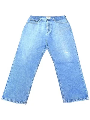 L.L.Bean Natural Fit Men's Relaxed Jeans 38x29 Light Blue Denim Pre Owned  - Image 1 of 4