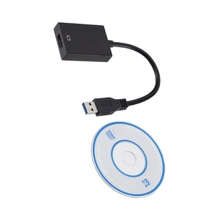 2pieces Usb 0 To Adapter High-Definition Graphic Images At Fingertips 1080P - Picture 1 of 8