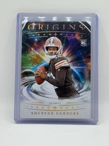 2025 Panini Origins - Rookies Shedeur Sanders Cleveland Browns #107 (RC) - Foto 1 di 2