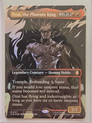 FOIL OZAI, THE PHOENIX KING BORDERLESS 311 Avatar: The Last Airbender !! - Image 1 of 2