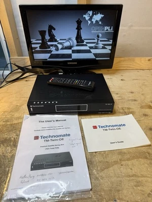 Technomate TM-TWIN Twin Tuner PVR Dual DVB-S2 Full HD & 3D Ready mit Smartcard - Bild 1 von 4
