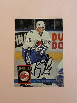 Garth Butcher 1993-94 Donruss IP Auto Autograph #2 - Image 1 of 3