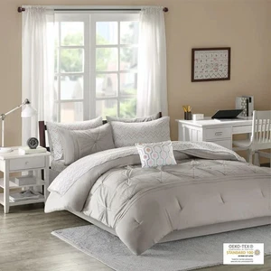 Intelligent Design Toren 9-Pc. Full Comforter Set Grey Full, NWT - Picture 1 of 4