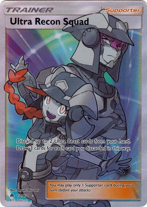 Damaged, English Pokemon Holo Ultra Recon Squad - 131/131 - Full Art Ultra Rare  - Image 1 of 1