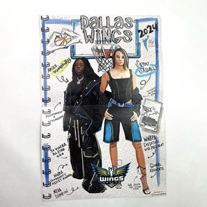 Dallas Wings Satou Sabally & Arike Ogunbowale Stadium 2024 Game Poster Souvenir - Picture 1 of 16