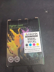 Cartuchos de tinta de color compatibles con Ankink 950XL negros 951XL--¡ENVÍO GRATUITO! - Imagen 1 de 1