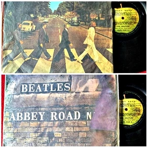 THE BEATLES - ABBEY ROAD - FIRST EDITION WITH BACKCOVER IN COLOUR - URUGUAY - Imagen 1 de 6