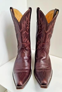 Botas De Colección Clásicas Vaquero Rodeo Cuero Botas en Relieve Talla 10? Botas de hombre -AF - Imagen 1 de 15