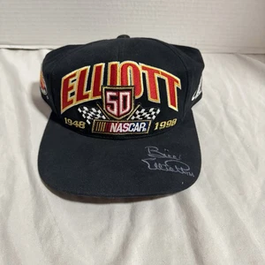 Bill Elliott #94, McDonald’s Racing Team Hat Red and Black 1948-1998 NASCAR - Picture 1 of 6