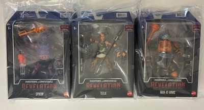 Masters Of The Universe Masterverse Revelation Bundle Spikor Teela Man at Arms