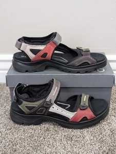 Size 11-11.5 Women's (9-9.5 M)Ecco Yucatan W Offroad 82208352113 Strappy Sandals - Picture 1 of 8