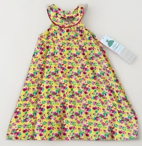 Rare Edition Girls Sleeveless Part Backless Floral Summer Dress Size 10 NWT - Picture 1 of 4