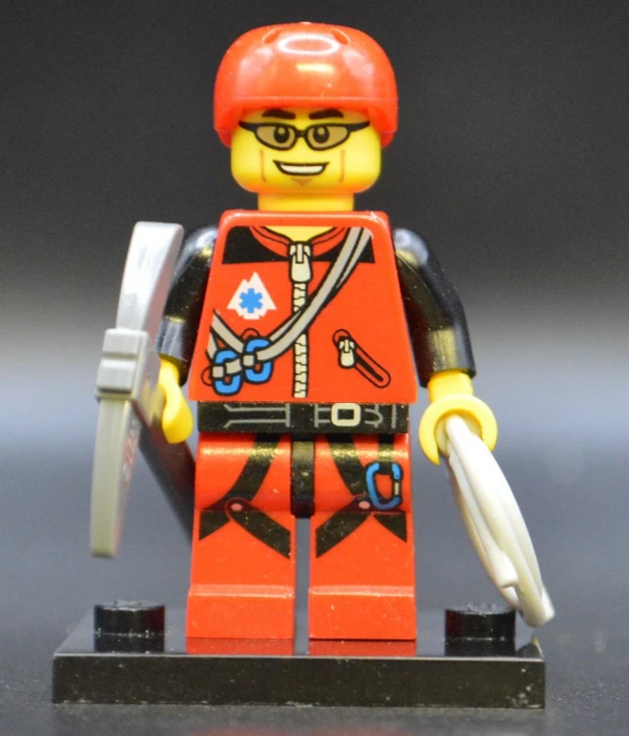 Genuine Lego Mountain Climber Minifigure (CMF - Used - Series 11 - COL171) - Image 1 of 1