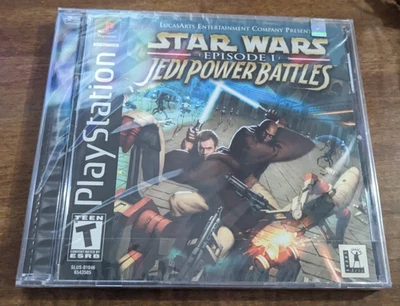 Star Wars Jedi Power Battles PS1 NIB SEALED RARE PLAYSTATION 1 EXCELLENT - Image 1 of 3
