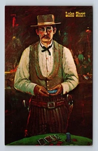 Luke Short, Portrait, People, Antique, Vintagecard - Picture 1 of 2