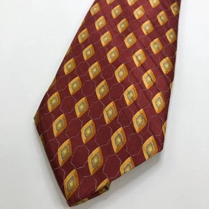 Valentino Cravatte 100% Silk Neck Tie Men’s Geometric 3.75-in/58 In - Picture 1 of 6