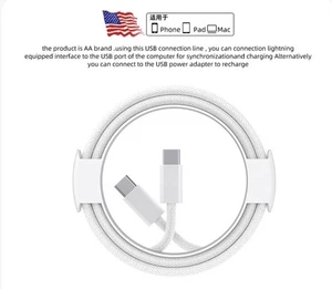 60W 2er Pack 1m+2m USB-C auf USB-C Kabel Schnellladung Typ C Ladekabel Rapid - Bild 1 von 13
