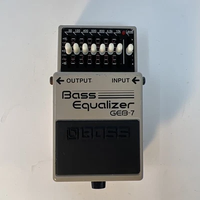 Pedal efecto ecualizador de bajos Boss GEB-7 años 90 Foto 1 de 3
