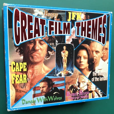 GREAT FILM THEMES Soundtracks 4x CD Boxset Terminator JFK Shaft Robocop Rocky NM - Image 1 of 4