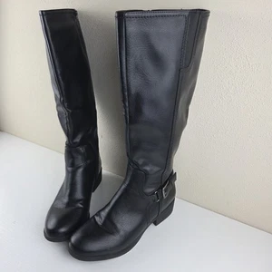 Croft & Barrow (113186) Astrid Damenstiefel Kunstleder schwarz Ortholite Größe 7 M - Bild 1 von 11