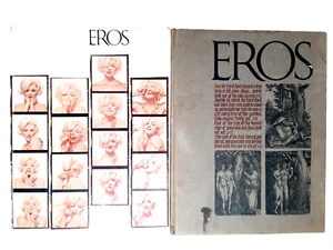 EROS Vintage 1962 Set of 2 Books Vol. 1 #3 Marilyn Monroe #4 Bradbury Hardbacks - Foto 1 di 7