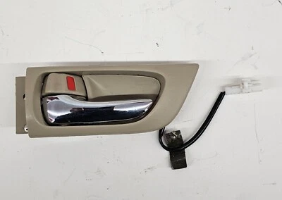 2007 LEXUS GX470 REAR DOOR INTERIOR HANDLE W/ CAP COVER TRIM LEFT SIDE- TAN OEM Foto 1 de 4