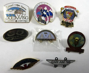 vintage 8 GWRRA Gold Wing Road Riders Association motorcycle organization pins - Picture 1 of 11