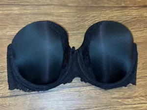 Victoria's Secret Multi Way Black Lace Push Up Underwire Strapless Bra Size 34D - Picture 1 of 3
