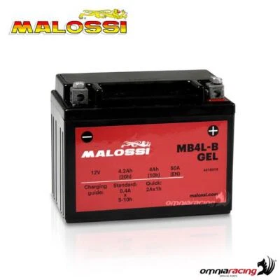 Battery Malossi MB4L-B 12v Gel for Aprilia Amico 50 2T - image 1 of 4