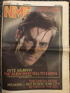 NME Musikmagazin 21. Mai 1983 Pete Murphy David Bowie
