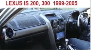 BLACK DASH MAT,  DASHBOARD COVER FIT LEXUS IS200, IS300 1999 - 2005, RHD - Bild 1 von 8