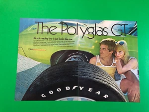 PLYMOUTH HEMI CUDA GOODYEAR ORIGINAL VINTAGE PRINT AD ADVERTISEMENT PRINTED - Picture 1 of 1