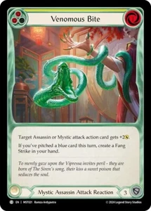 Flesh & Blood-NM-Part the Mistveil-Venomous Bite (Yellow)-MST021 - Picture 1 of 1