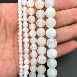 Wholesale Natural Gemstone Round Spacer Loose Beads 4mm 6mm 8mm 10mm 12mm - Picture 1 of 50